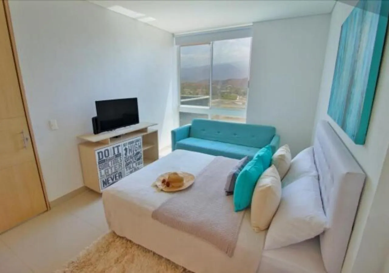 Apartamento Con Piscina Y Vista Al Mar En Playa Salguero Santa Marta Gaira Apartment
