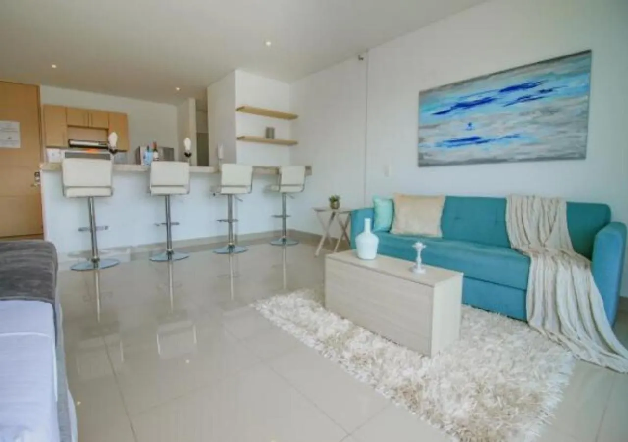 Apartamento Con Piscina Y Vista Al Mar En Playa Salguero Santa Marta Gaira